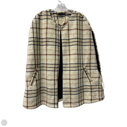 Jacket Other By Tahari In Brown & Cream, Size: L
