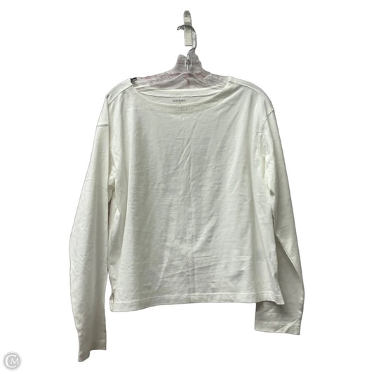 Top Long Sleeve By Old Navy In White, Size: M