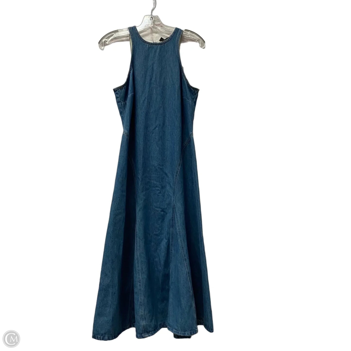 Dress Casual Midi By Future Collective In Blue Denim, Size: M