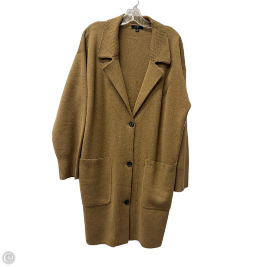 Sweater Cardigan By J. Crew In Tan, Size: L
