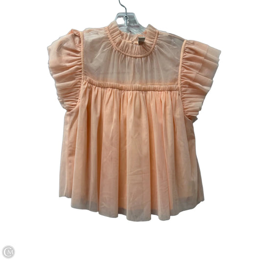 Top Short Sleeve By Joie In Orange, Size: M