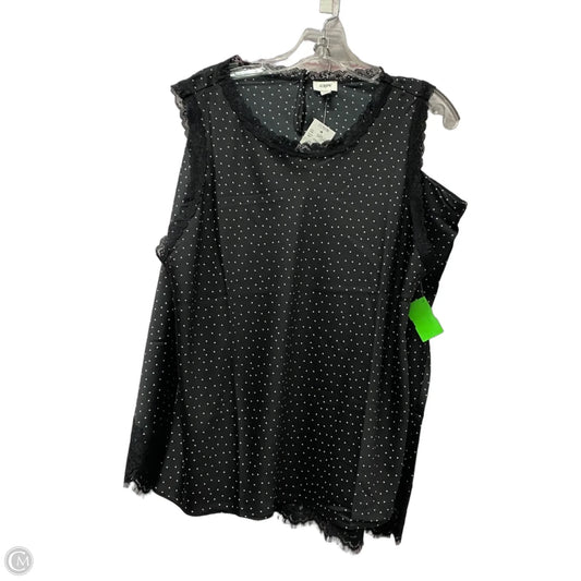 Top 2pc Sleeveless By J. Crew In Black, Size: Xl