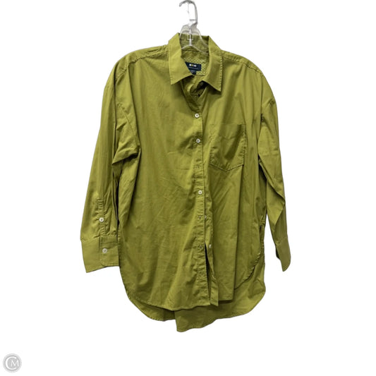Top Long Sleeve By Maeve In Green, Size: Xs