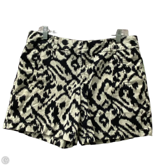 Shorts By Loft In Black & Cream, Size: 8
