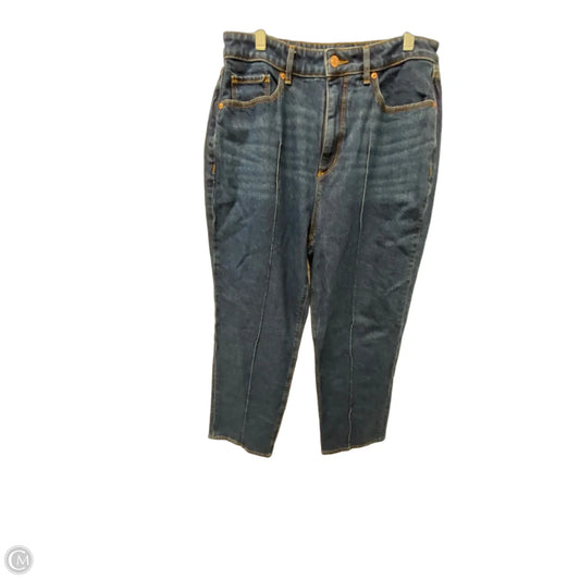 Jeans Straight By Loft In Blue Denim, Size: 8