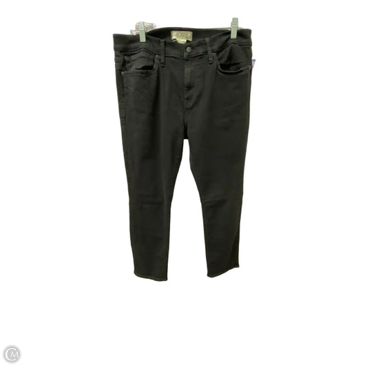 Jeans Straight By Madewell In Black, Size: 14