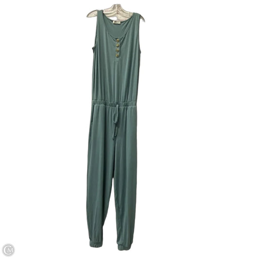 Jumpsuit By Zenana In Blue, Size: L
