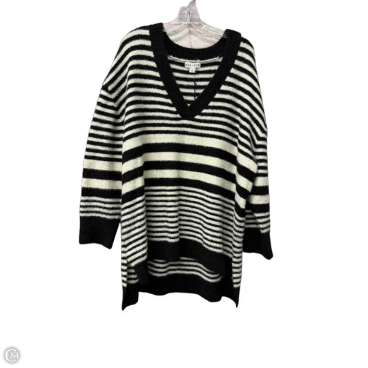 Sweater By Ava & Viv In Black & White, Size: 2x