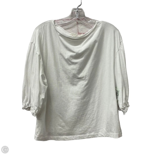 Top 3/4 Sleeve By Nation In White, Size: S