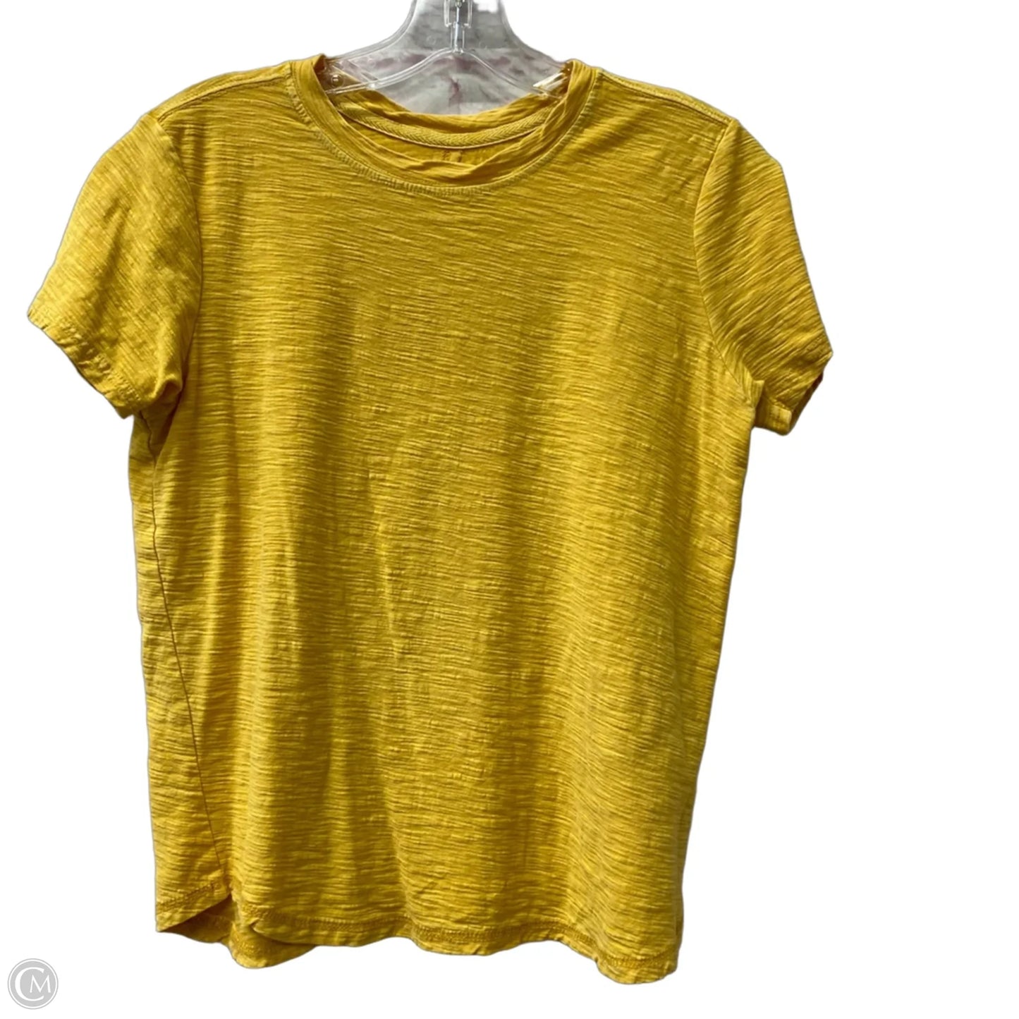 Top Short Sleeve By Pilcro In Yellow, Size: S