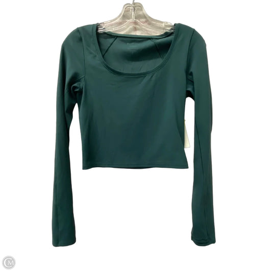 Athletic Top Long Sleeve Crewneck By Athleta In Green, Size: Sp
