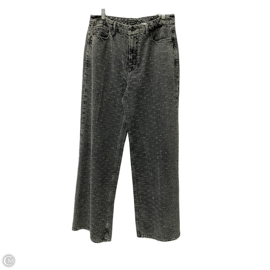 Jeans Wide Leg By Good American In Black, Size: 14