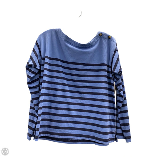 Top Long Sleeve By J. Crew In Blue, Size: M