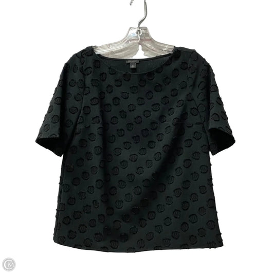 Top Short Sleeve By Ann Taylor In Black, Size: Xsp