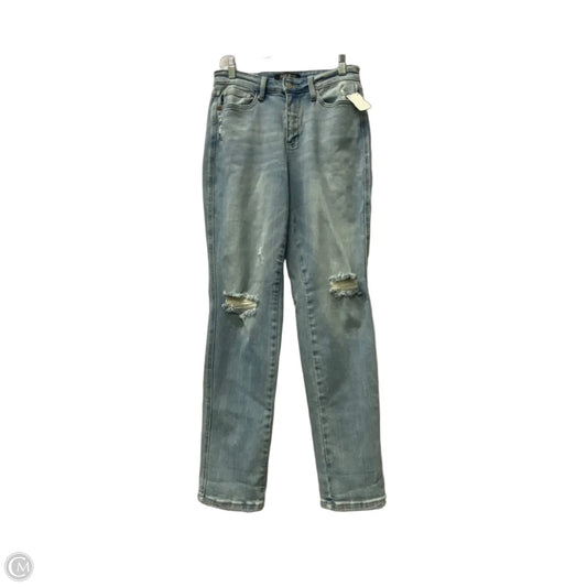 Jeans Straight By Judy Blue In Blue Denim, Size: 4