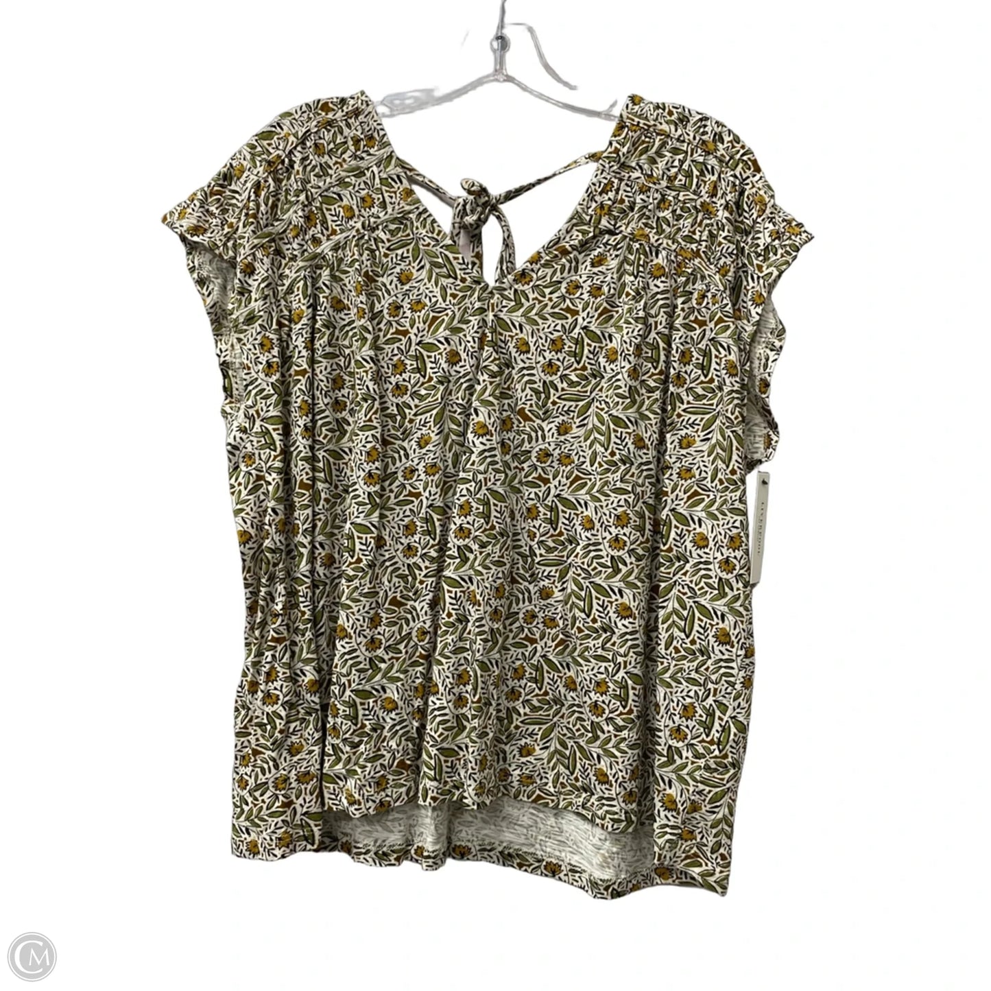 Top Short Sleeve By Liverpool In Green, Size: Xl
