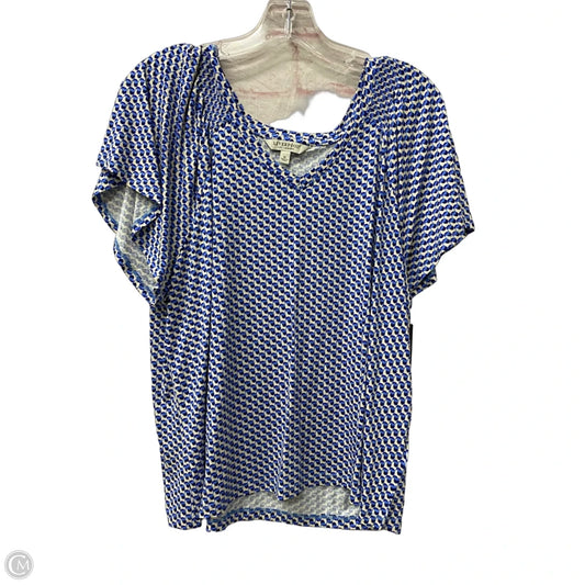 Top Short Sleeve By Liverpool In Blue, Size: Xl