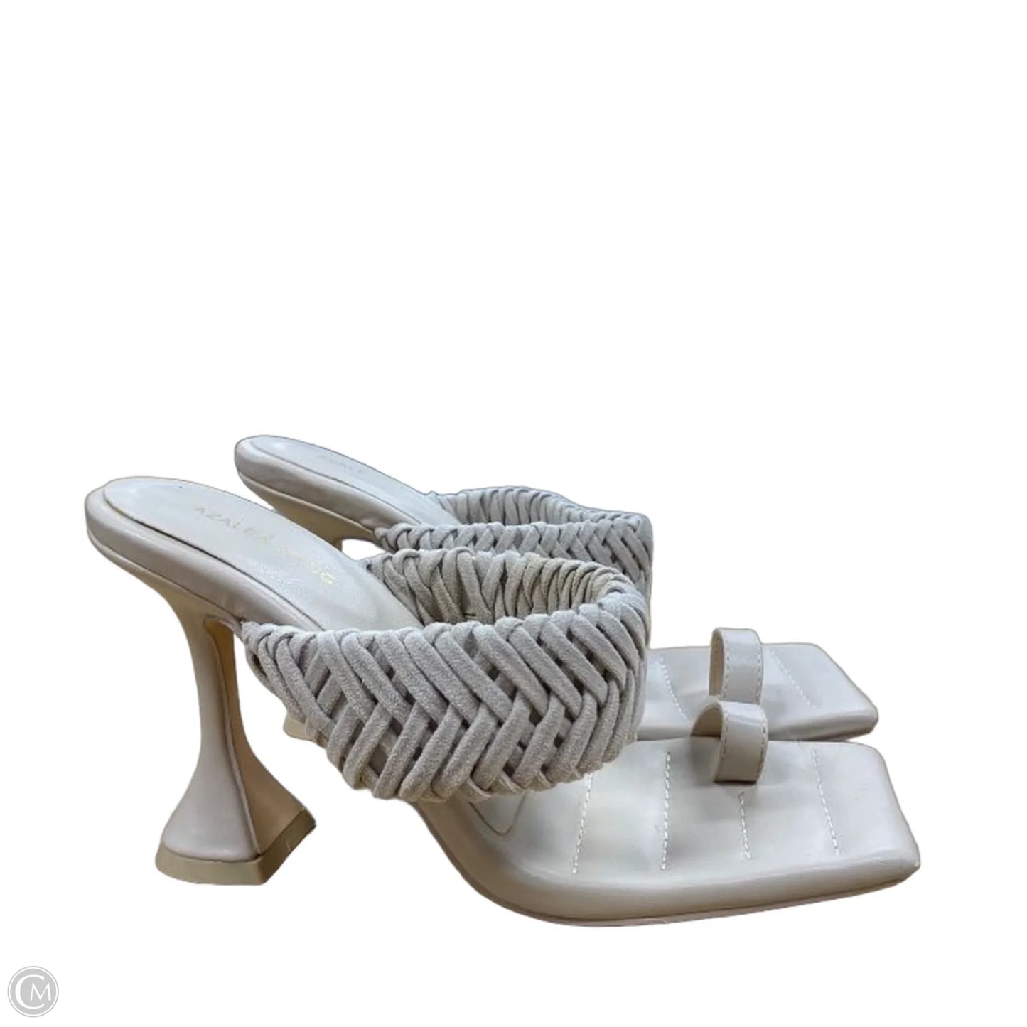 Shoes Heels Kitten By Azalea Wang In Cream, Size: 10