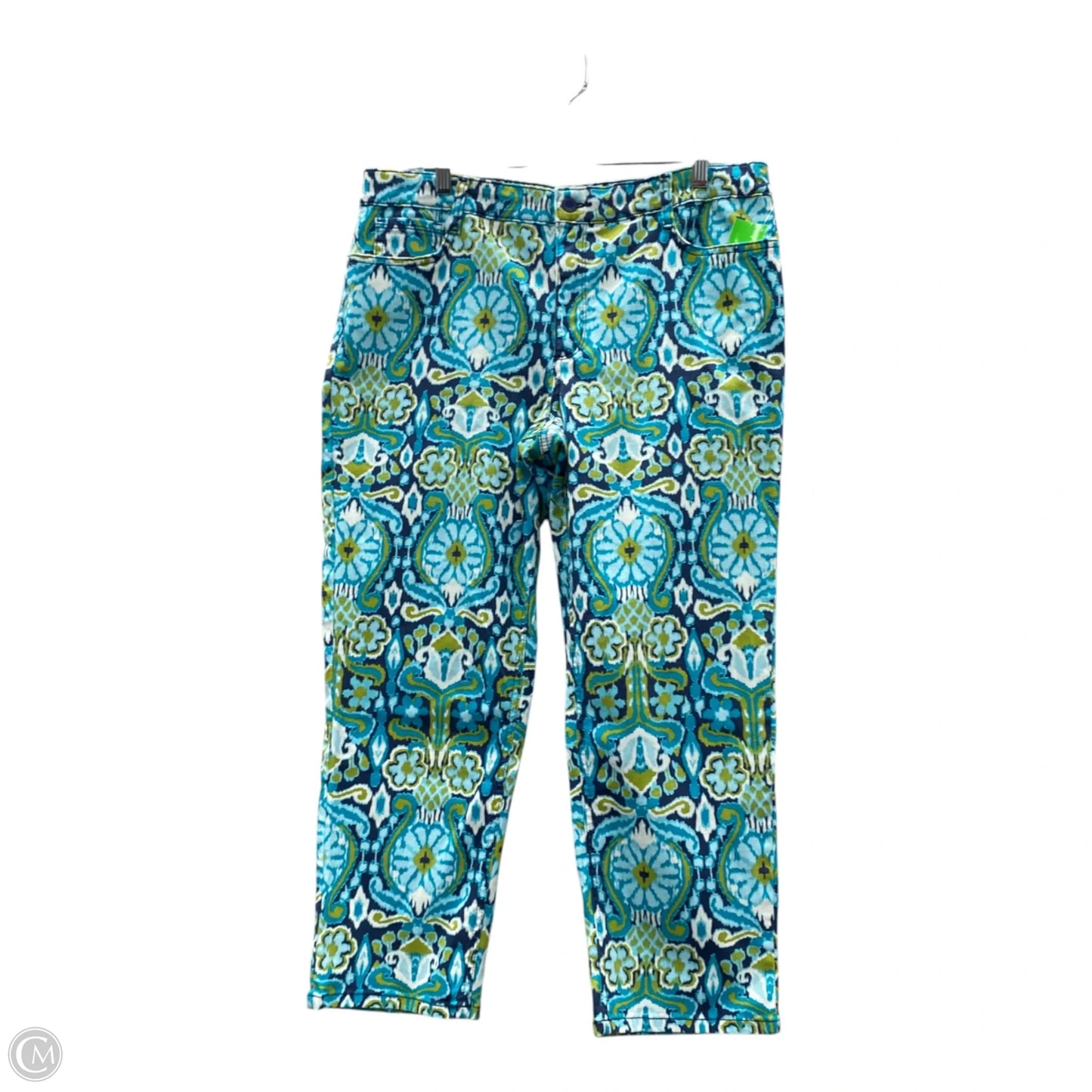 Pants Cropped By Jones New York In Aqua, Size: 16