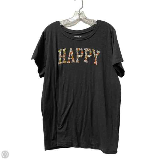 Top Short Sleeve By Torrid In Black, Size: 2x