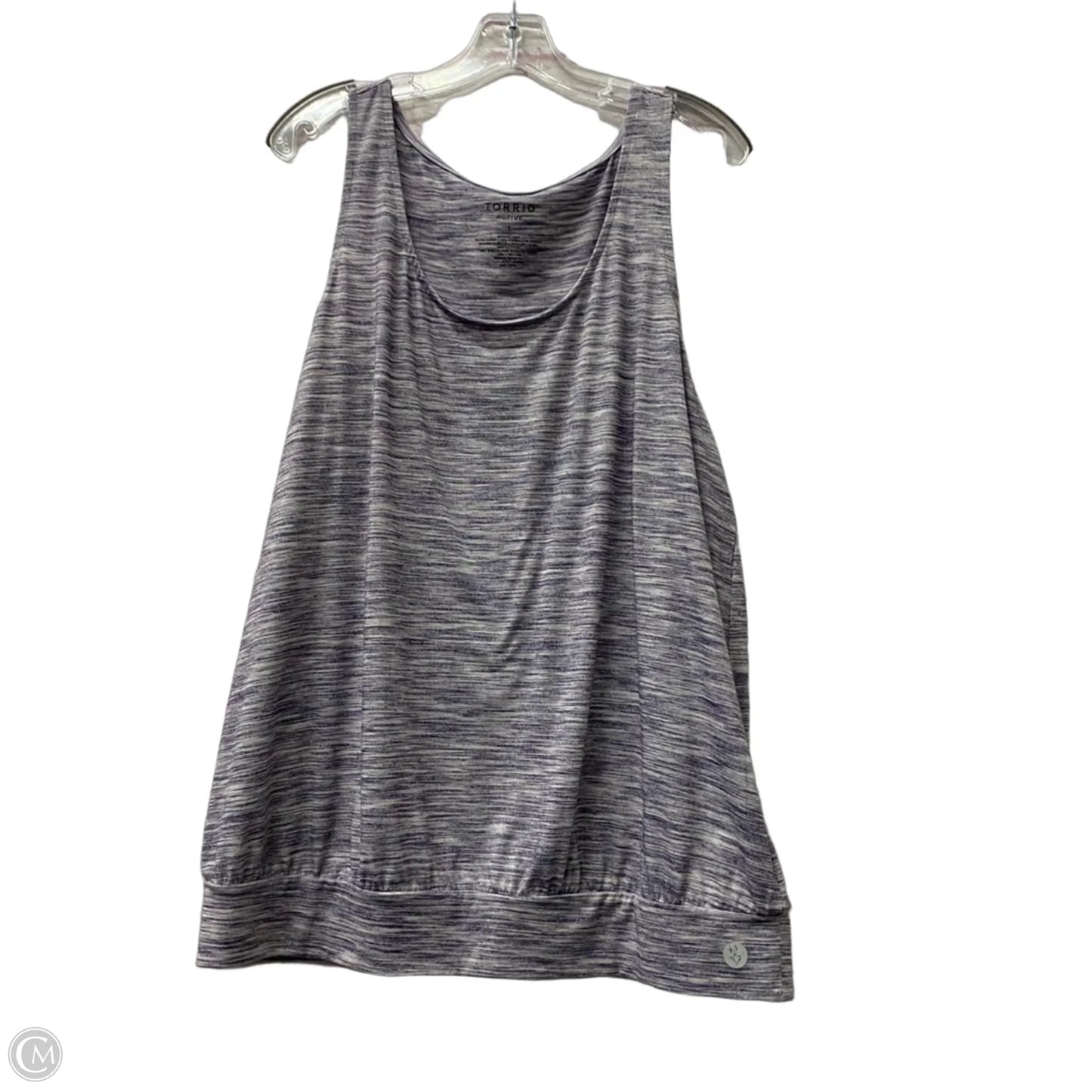Top Sleeveless By Torrid In Purple, Size: 1x