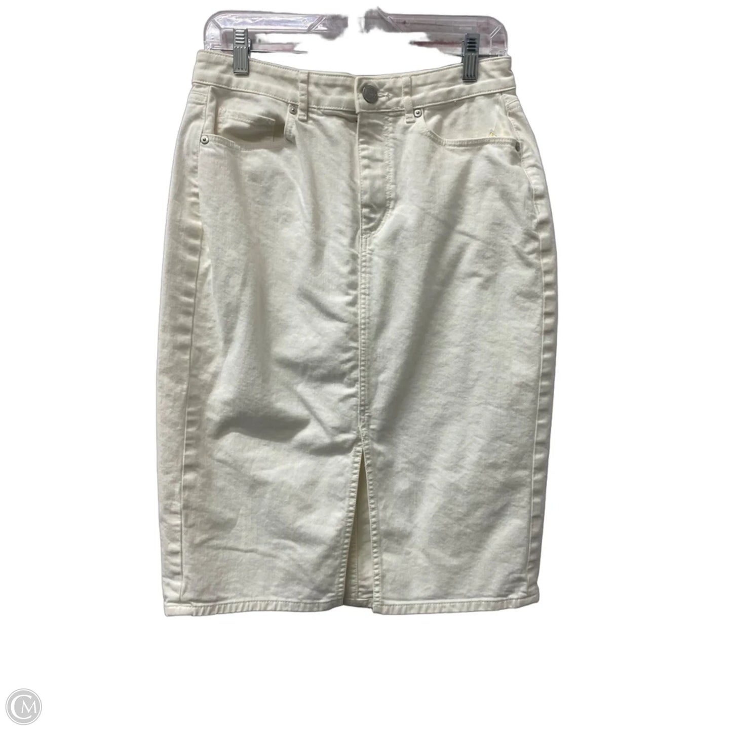 Skirt Midi By Loft In White, Size: 6