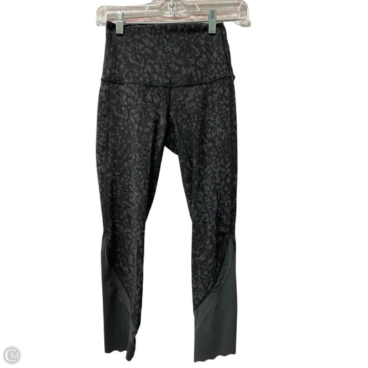 Athletic Leggings By Lululemon In Grey, Size: S