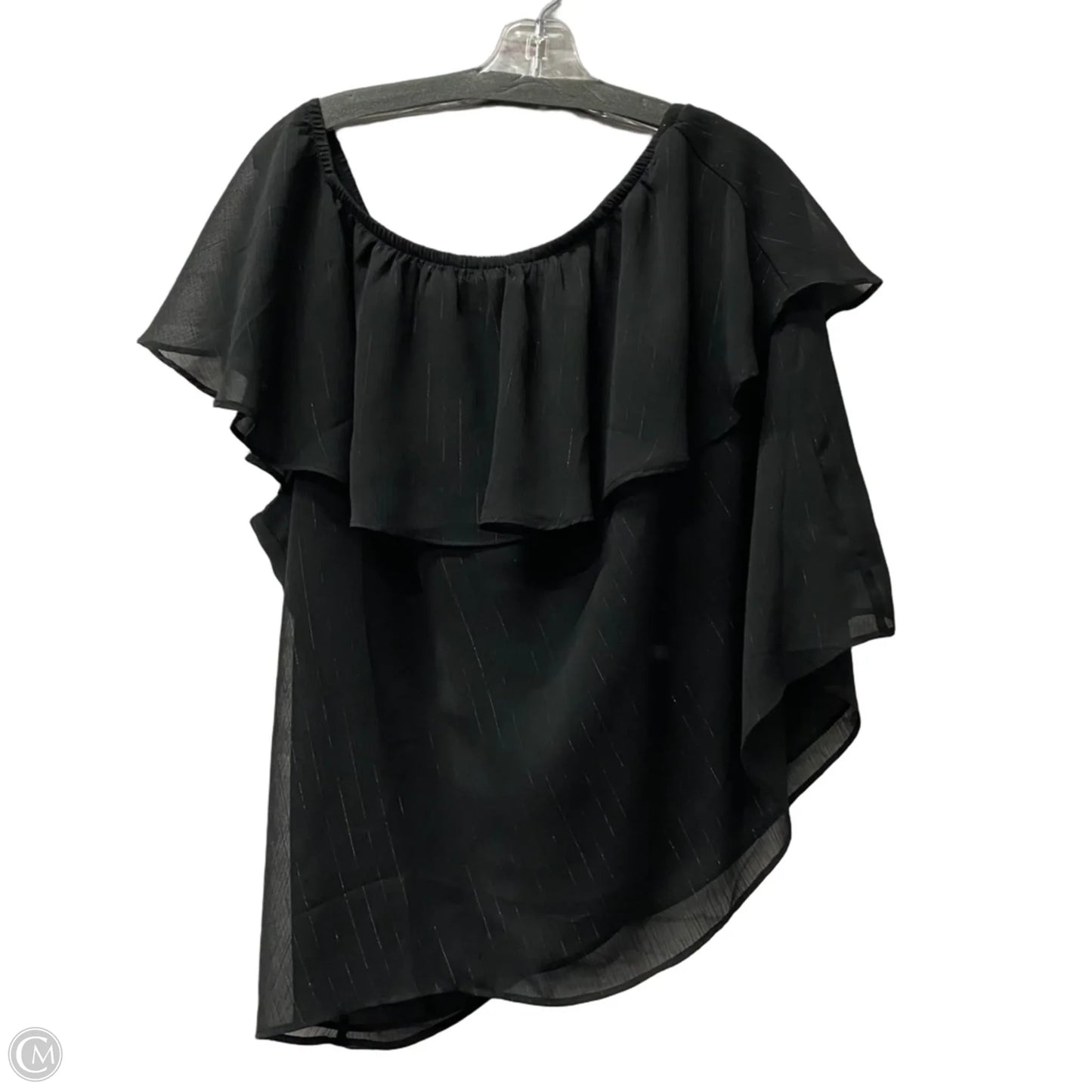 Top Short Sleeve By Torrid In Black, Size: 1x