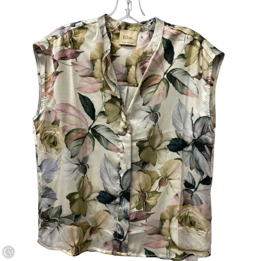 Top Sleeveless By Elie Tahari In Green, Size: Sp