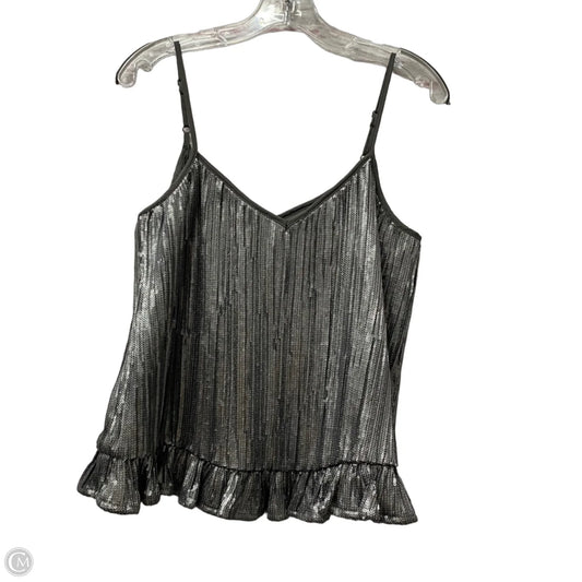 Top Sleeveless By Anthropologie In Grey, Size: M