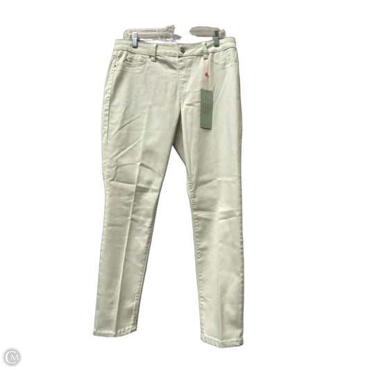Jeans Skinny By Laurie Felt In White, Size: 10