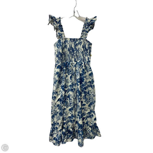 Dress Casual Midi By The Drop In Blue, Size: M