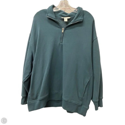 Athletic Sweatshirt Collar By Athleta In Green, Size: Xl