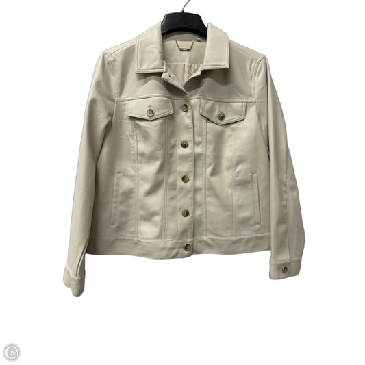 Jacket Other By Chicos In Tan, Size: L