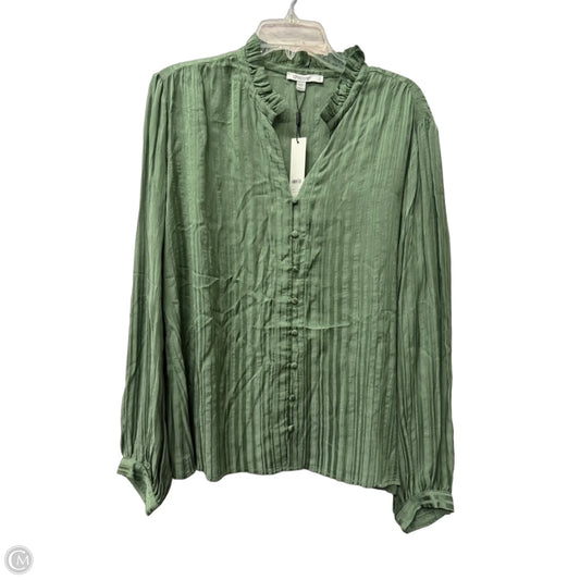 Top Long Sleeve By Chicos In Green, Size: L