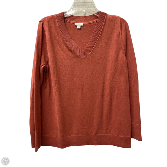 Top Long Sleeve By J. Jill In Orange, Size: S