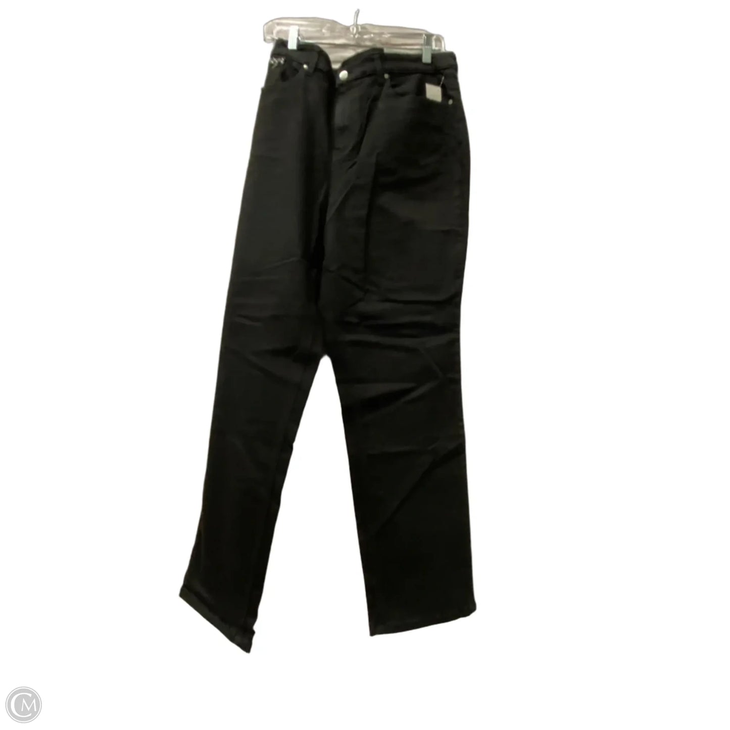 Jeans Straight By Christopher And Banks In Black, Size: 16