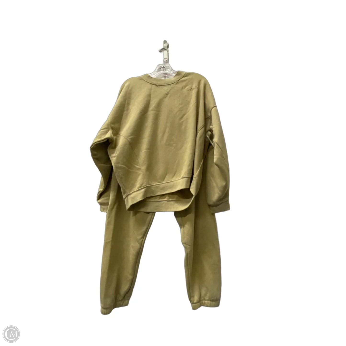 Athletic Pants 2pc By Dkny In Tan, Size: Xl