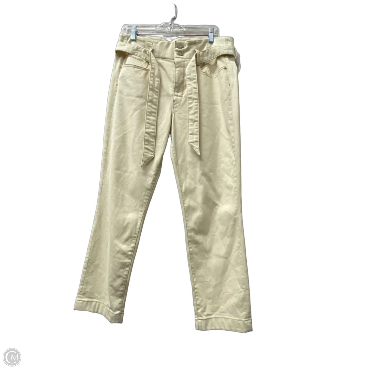 Pants Cropped By White House Black Market In Cream, Size: 12