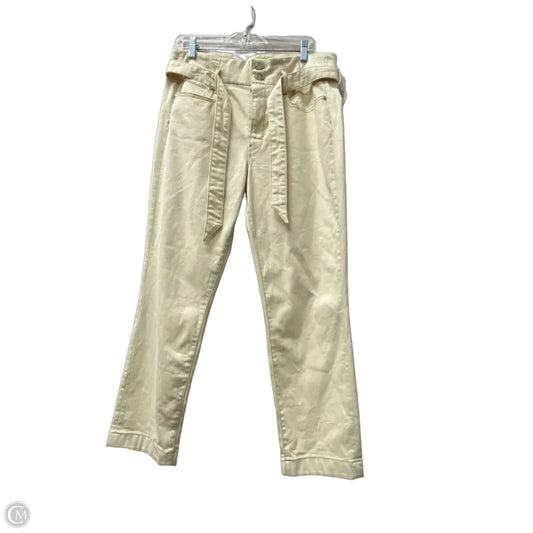 Pants Cropped By White House Black Market In Cream, Size: 12