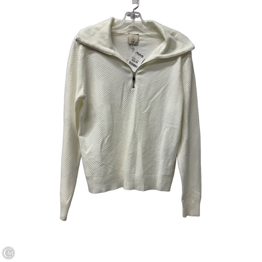Sweater By Sioni In White, Size: M