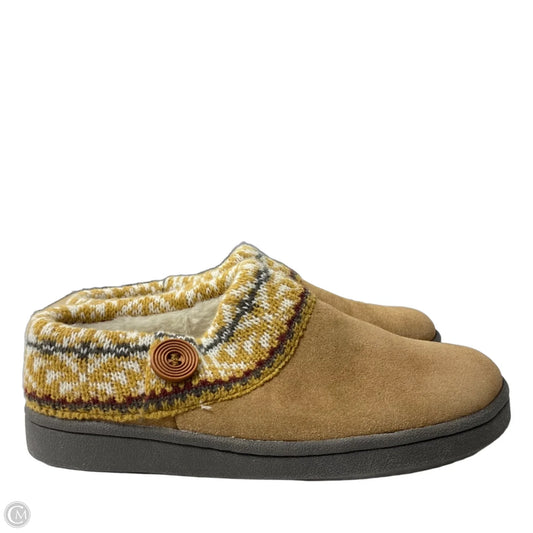 Slippers By Clarks In Tan, Size: 9