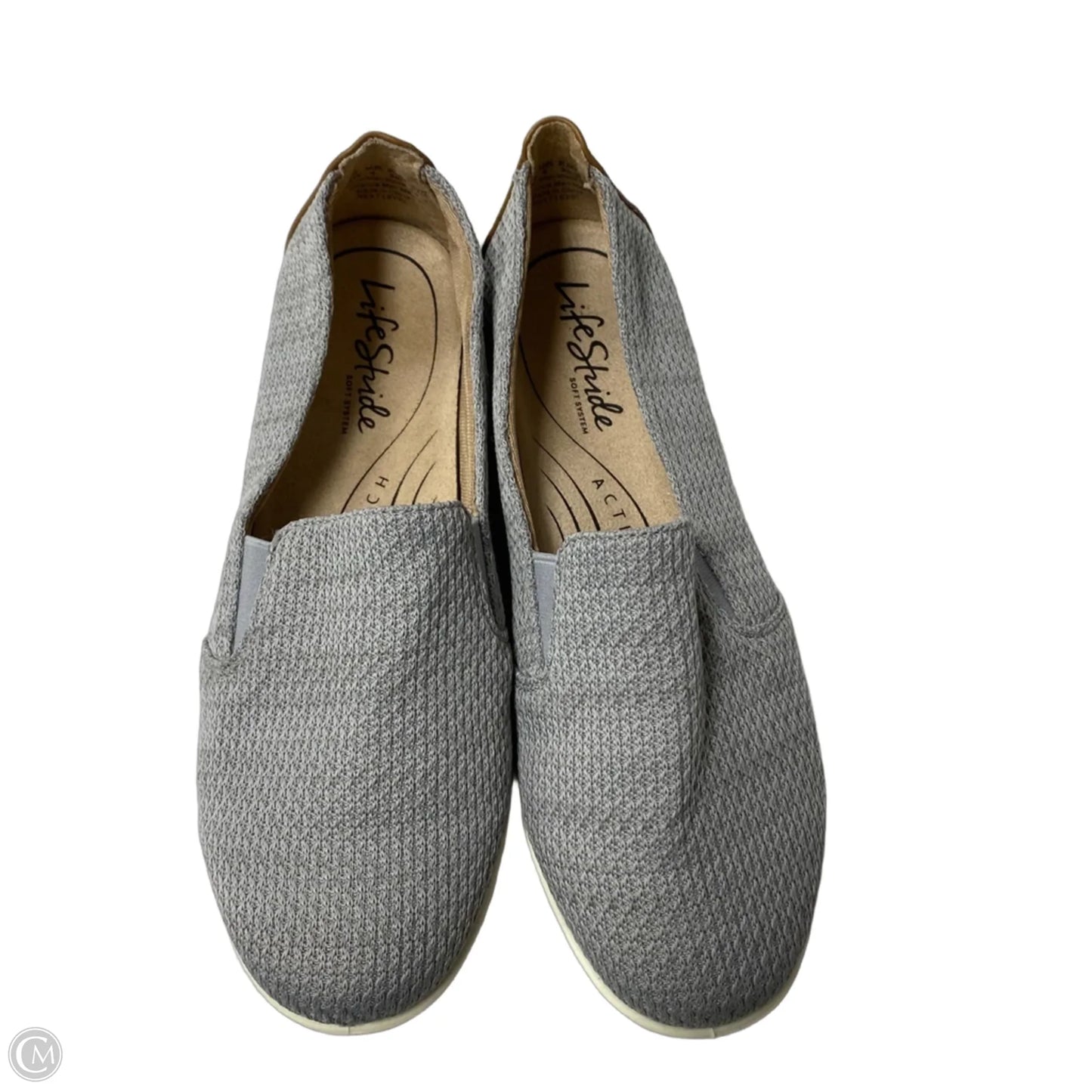 Shoes Flats By Life Stride In Grey, Size: 6.5