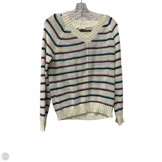 Sweater By Loft In Cream, Size: M