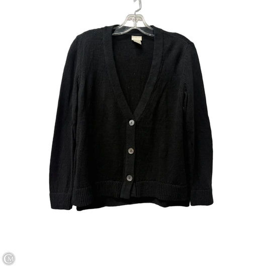 Sweater Cardigan By Chicos In Black, Size: M
