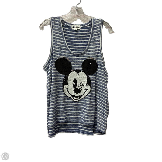 Top Sleeveless By Gap In Blue, Size: L