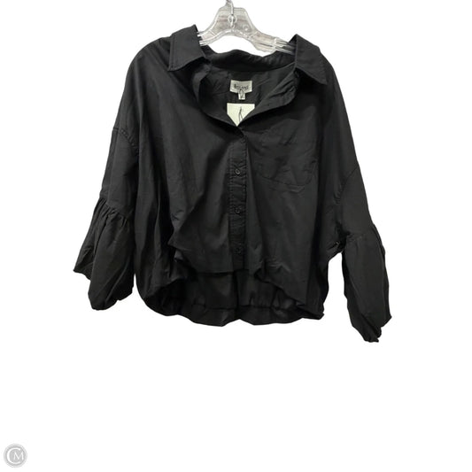 Top Short Sleeve By &merci In Black, Size: L