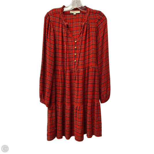 Dress Casual Short By Loft In Red, Size: S
