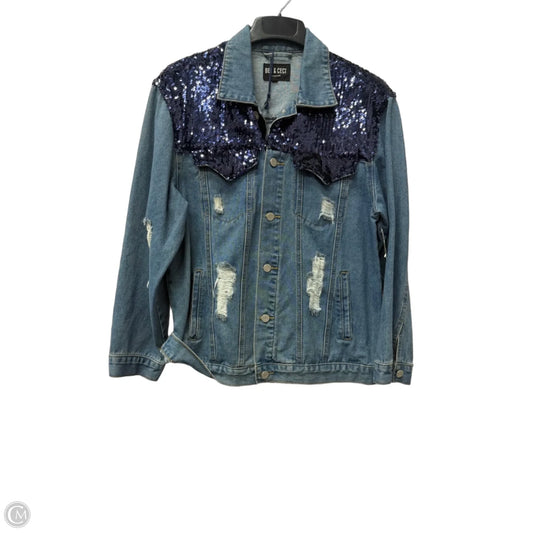 Jacket Denim By Cme In Blue Denim, Size: Xl