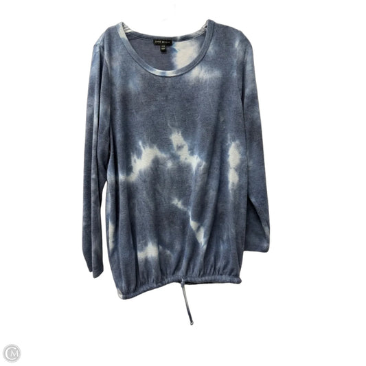 Top Long Sleeve By Lane Bryant In Blue, Size: L